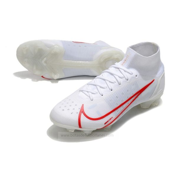 Nike Mercurial Superfly Elite FG Blanco Rojo